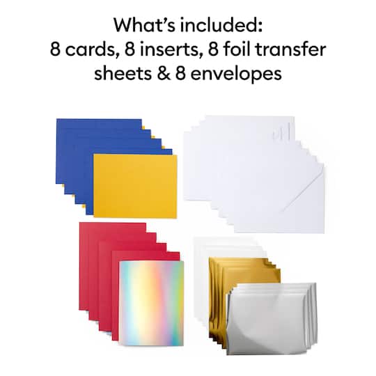 Cricut Joy™ A6 Foil Transfer Insert Cards